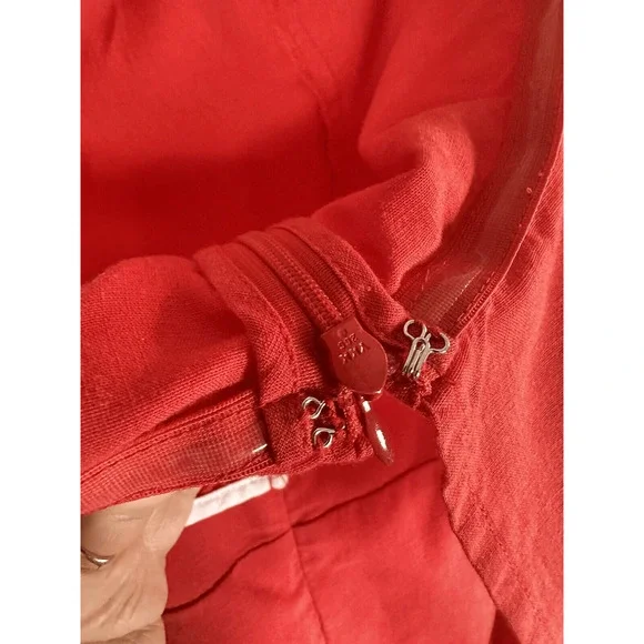 Tularosa Carrie Revolve Romper‎ Mini Dress Red White Woman's Size L - Picture 8 of 16